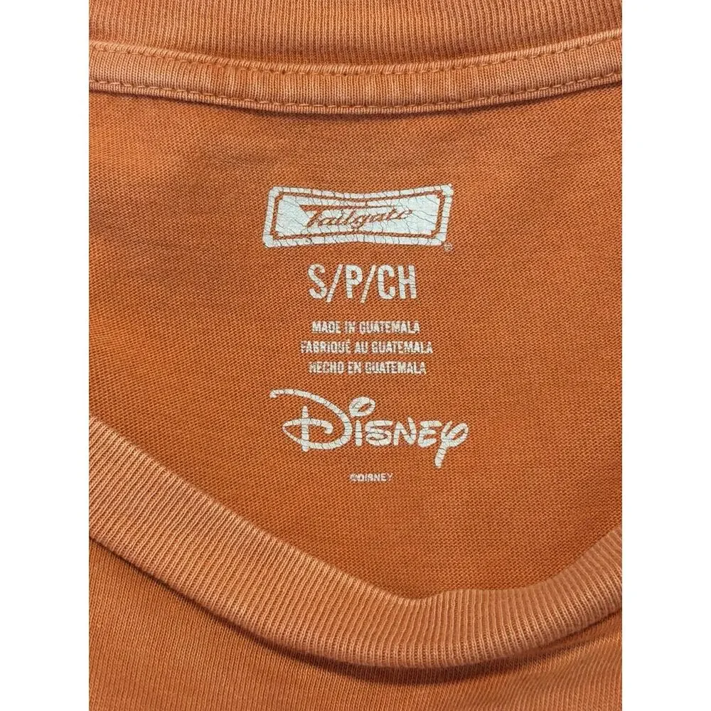 American Eagle Womens Orange Disney Graphic T Shirt Small Comfort Relaxed Casual - Picture 6 of 8